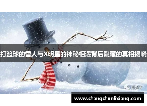 打篮球的雪人与X明星的神秘相遇背后隐藏的真相揭晓